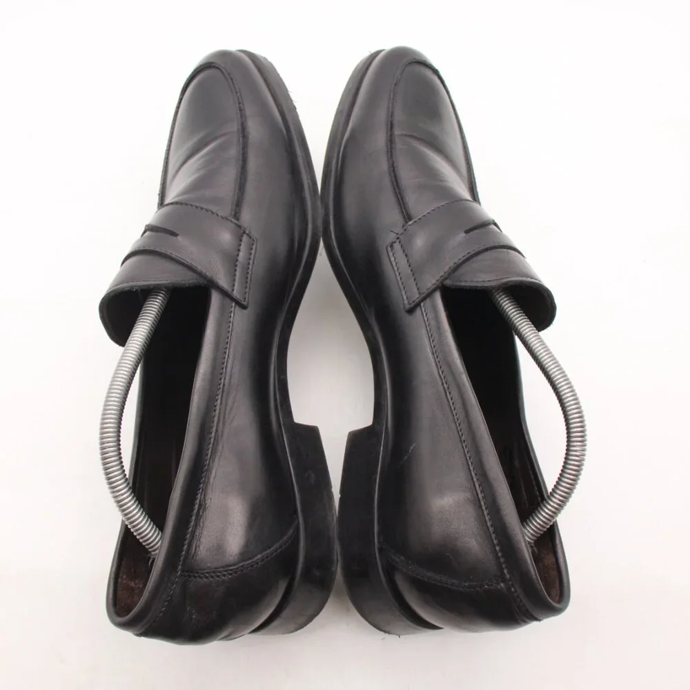 To Boot New York Penny Loafer Black Leather Shoes Men's Size 12 Made In Italy_6
